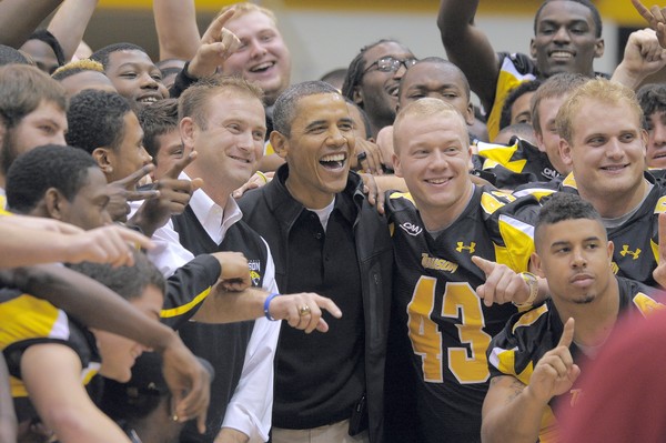 Towson Making A Believer of the Commander-In-Chief
