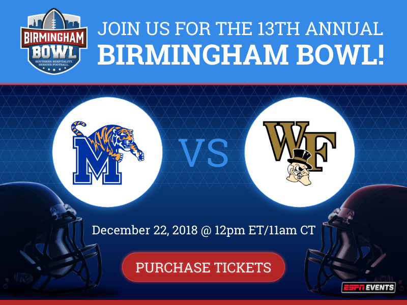 CSJ 2018 Birmingham Bowl Preview Memphis vs. Wake Forest, How to Watch and Fearless Predictions