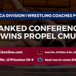 Central Michigan tops two ranked conference opponents, moves into NWCA Top 25