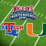 CSJ 2019 Walk On’s Independence Bowl, Louisiana Tech vs. Miami, How To Watch and Fearless Predictions