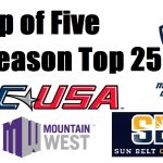 College Sports Journal 2020 Group of Five Preseason Top 25 Rankings