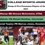 2021 College Sports Journal Group of Five Super Seventy Preseason All-American Team