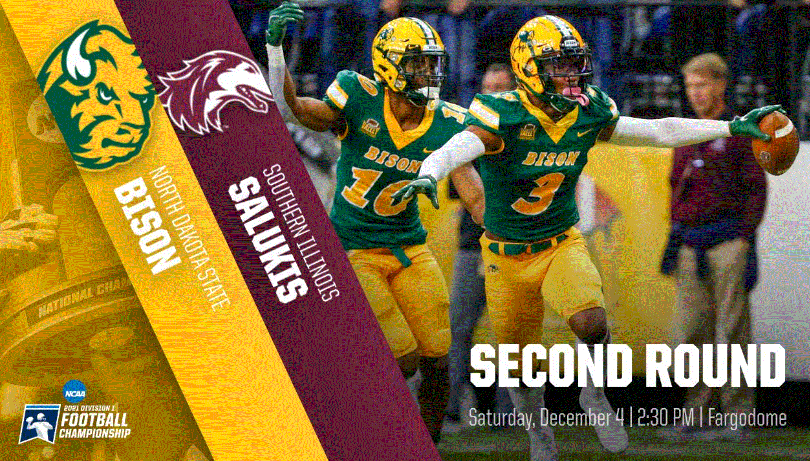 2021 Division I FCS Playoff Second Round Preview: Southern Illinois at #2 North Dakota State
