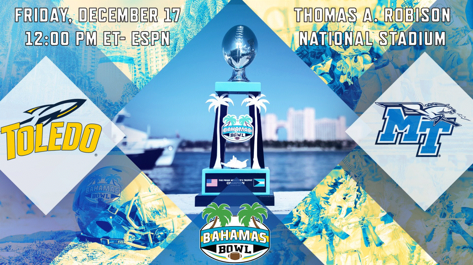 CSJ 2021 Bahamas Bowl Preview: Toledo vs. Middle Tennessee