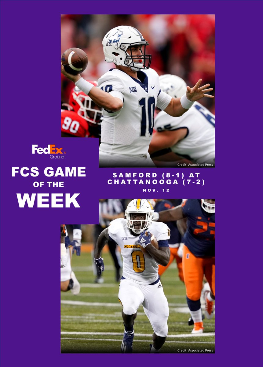 FCS Football Week of 11/12/2022 Calendar, Broadcast and Streaming Information
